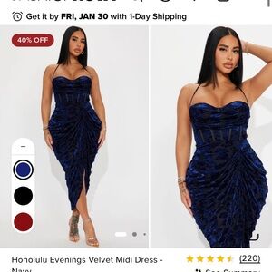 Women’s Fashion Nova Honolulu nights dress, 1X